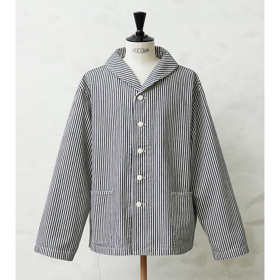 WAREHOUSE U.S. NAVYヒッコリープリズナージャケット WAIPER.inc ワイパーインク 米軍 U.S.NAVY PRISONER ヒッコリー