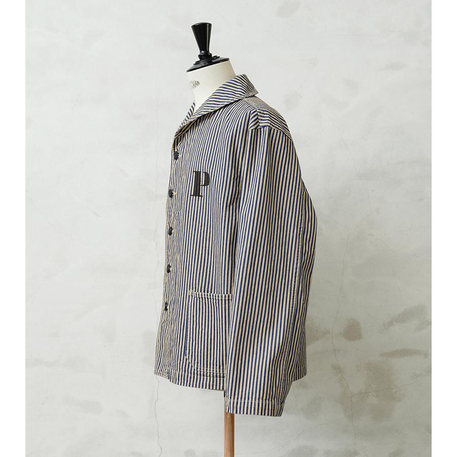WAIPER.inc 米軍 U.S.NAVY PRISONER ヒッコリーショールカラー