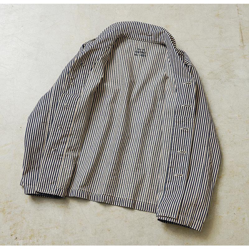 WAIPER.inc 米軍 U.S.NAVY PRISONER ヒッコリーショールカラー