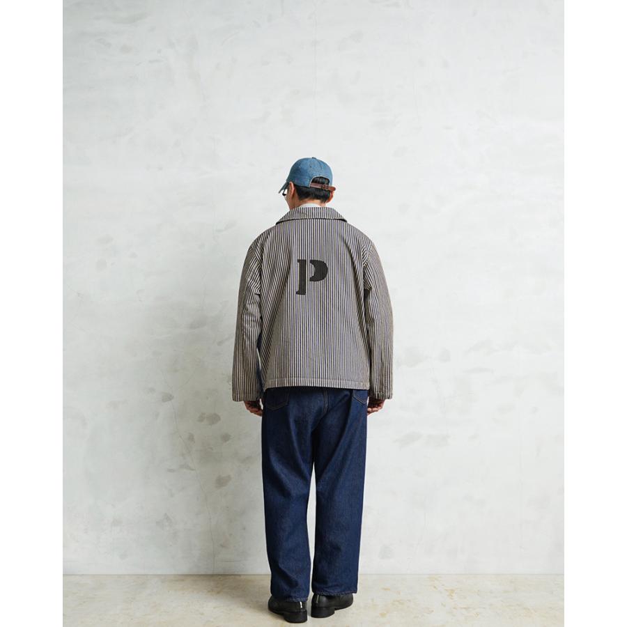 WAIPER.inc 米軍 U.S.NAVY PRISONER ヒッコリーショールカラー