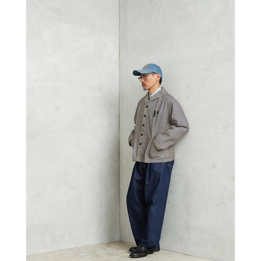 WAIPER.inc 米軍 U.S.NAVY PRISONER ヒッコリーショールカラー