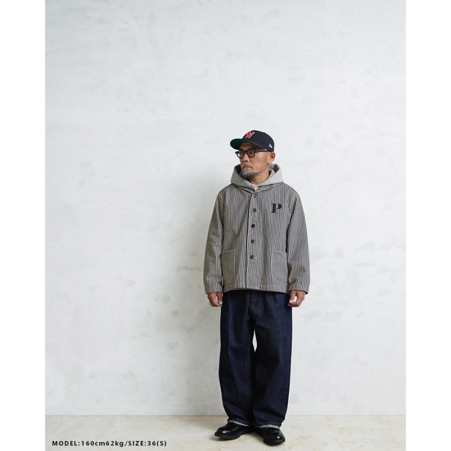 WAIPER.inc 米軍 U.S.NAVY PRISONER ヒッコリーショールカラー