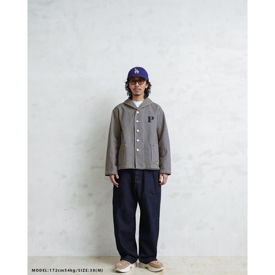 WAIPER.inc 米軍 U.S.NAVY PRISONER ヒッコリーショールカラー