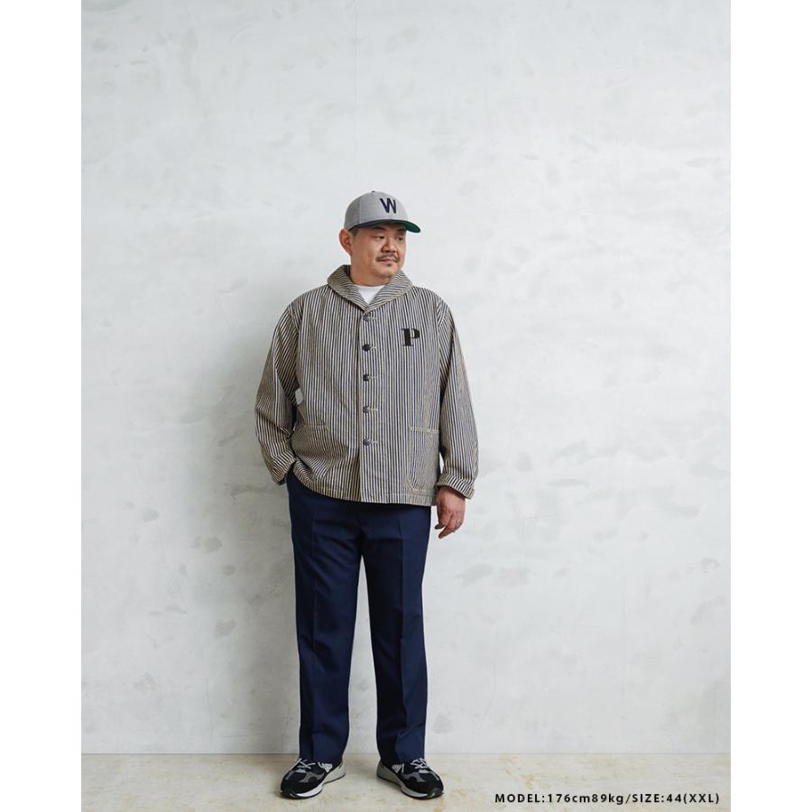 WAIPER.inc 米軍 U.S.NAVY PRISONER ヒッコリーショールカラー