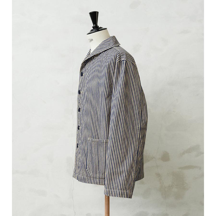 WAIPER.inc 米軍 U.S.NAVY PRISONER ヒッコリーショールカラー