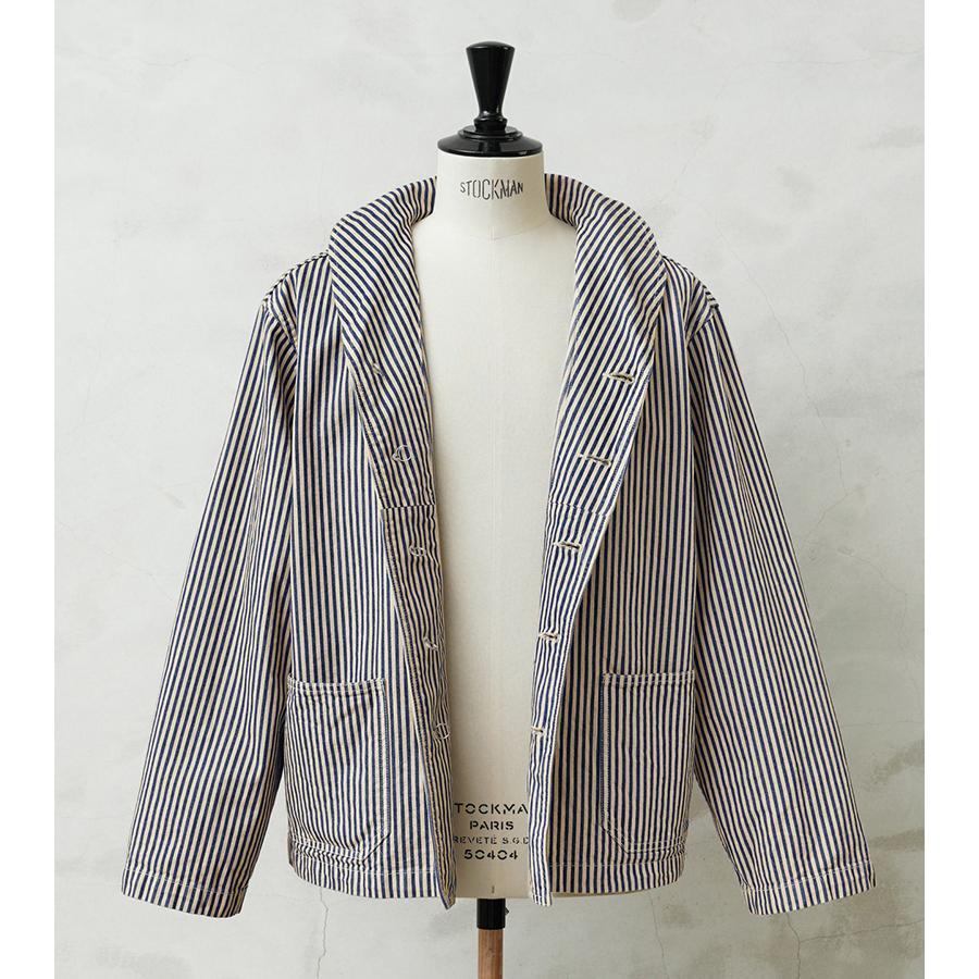 WAIPER.inc 米軍 U.S.NAVY PRISONER ヒッコリーショールカラー