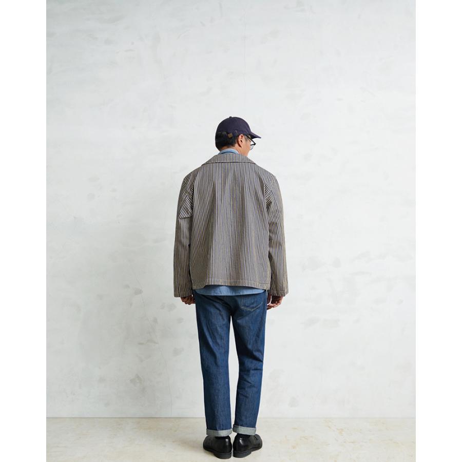 WAIPER.inc 米軍 U.S.NAVY PRISONER ヒッコリーショールカラー