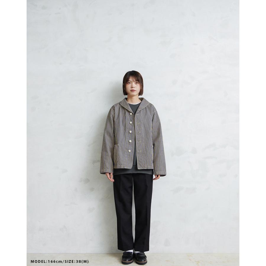 WAIPER.inc 米軍 U.S.NAVY PRISONER ヒッコリーショールカラー