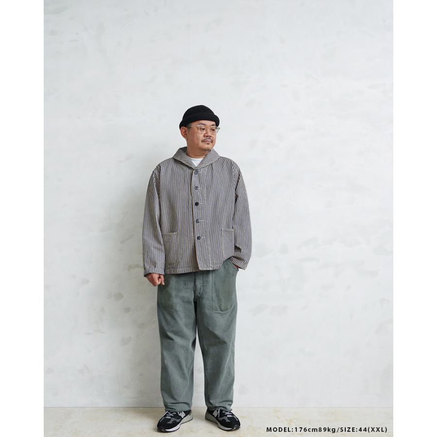 WAIPER.inc 米軍 U.S.NAVY PRISONER ヒッコリーショールカラー