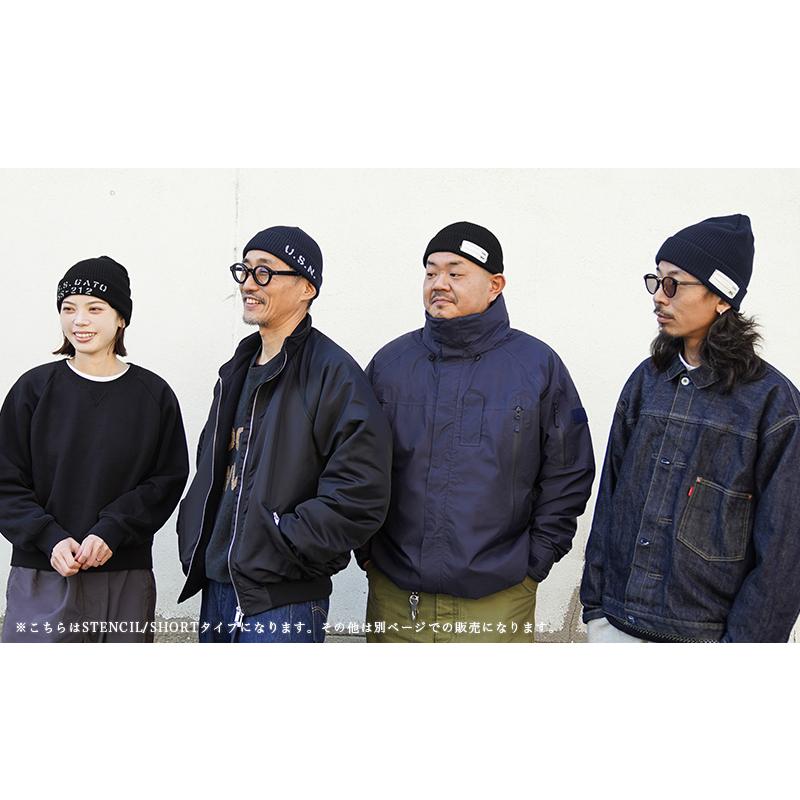 WAIPER U.S.ワッチキャップREGULAR/SHORT2個セット WAIPER.inc ワイパーインク U.S.NAVY ワッチキャップ SHORT STENCIL