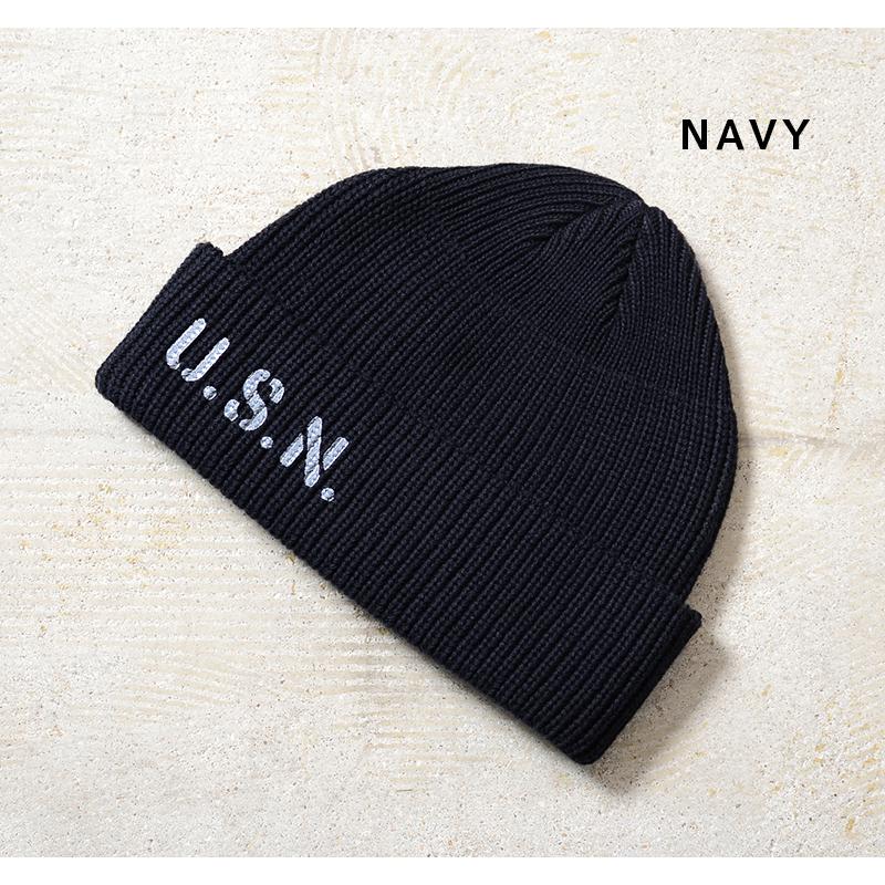 WAIPER.inc ワイパーインク U.S.NAVY ワッチキャップ SHORT STENCIL