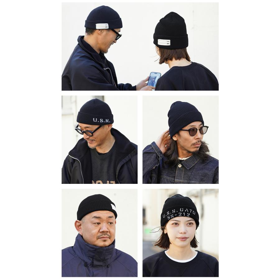 WAIPER.inc ワイパーインク U.S.NAVY ワッチキャップ REGULAR SOLID