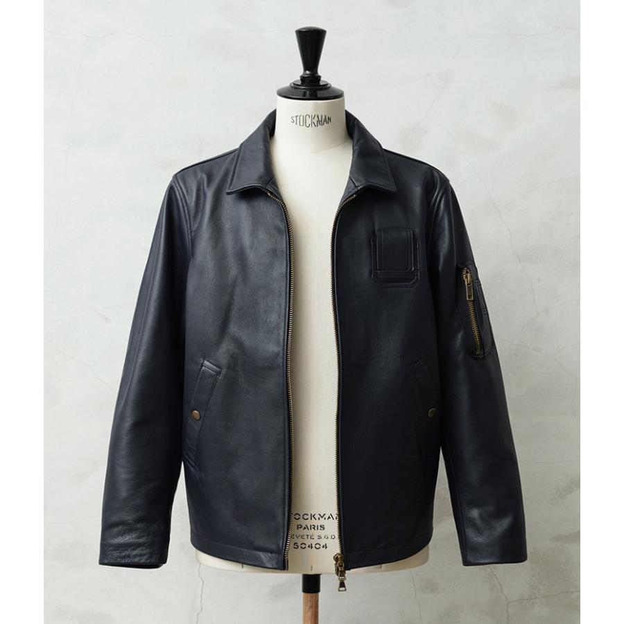 WAIPER.inc フランス軍 70's レザーフライトジャケット【WP1140