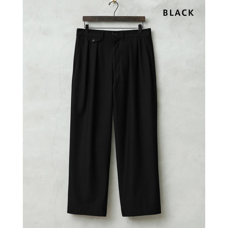 WAIPER M-49 ストレッチトラウザーズ ブラック WAIPER.inc ワイパーインク US ARMY FICTIONAL M-49 ストレッチ