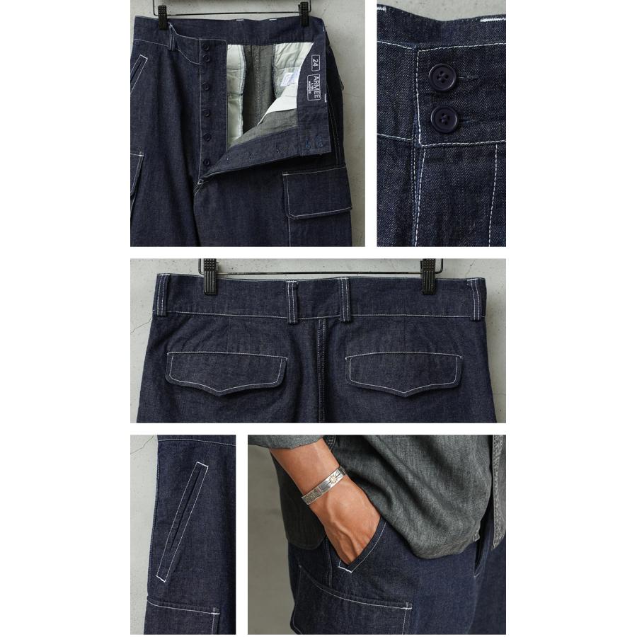 WAIPER.inc フランス軍 M-47 カーゴパンツ KURABO DENIM【WP1170