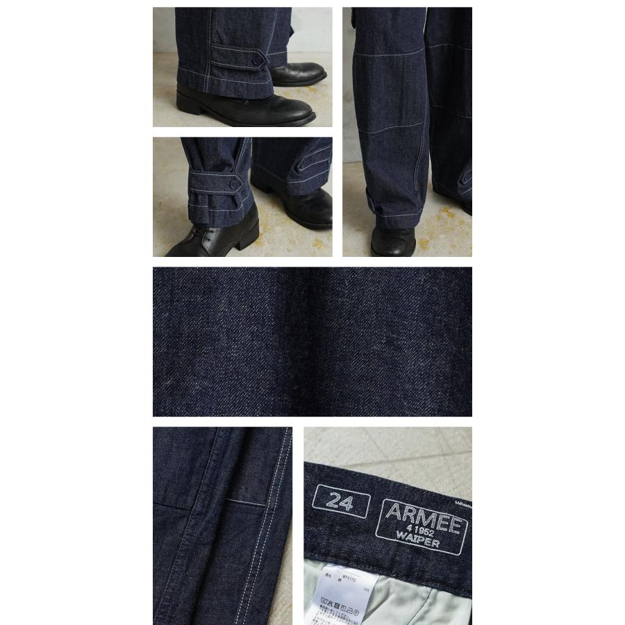 WAIPER.inc フランス軍 M-47 カーゴパンツ KURABO DENIM【WP1170