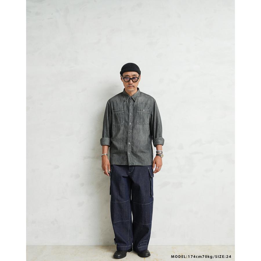 WAIPER.inc フランス軍 M-47 カーゴパンツ KURABO DENIM【WP1170