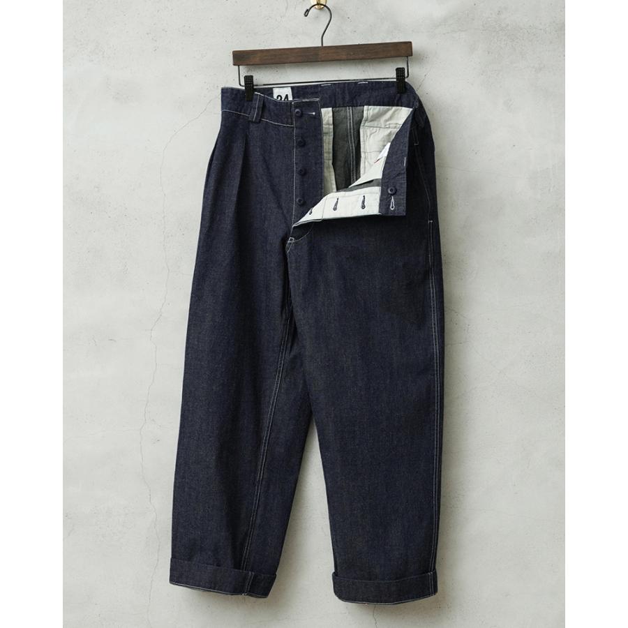 WAIPER.inc フランス軍 M-52 トラウザー KURABO DENIM【WP1172