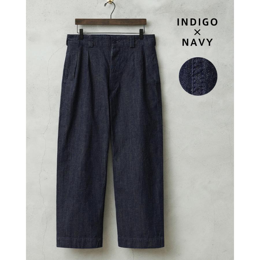 WAIPER.inc フランス軍 M-52 トラウザー KURABO DENIM【WP1172