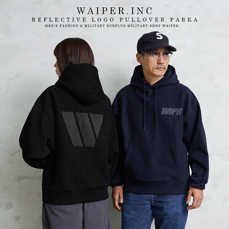 WAIPER.inc ワイパーインク REFLECTIVE LOGO プルオーバーパーカー