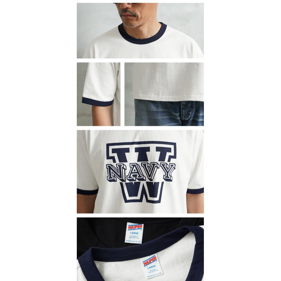 WAIPER.inc ワイパーインク 米軍 US NAVY / USAFA リンガーネックT