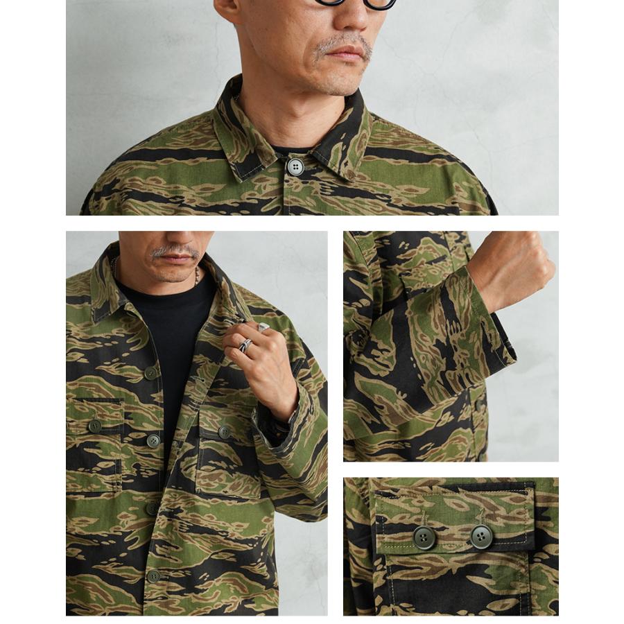 WAIPER.inc ワイパーインク 米軍 タイガーストライプカモ ジャケット