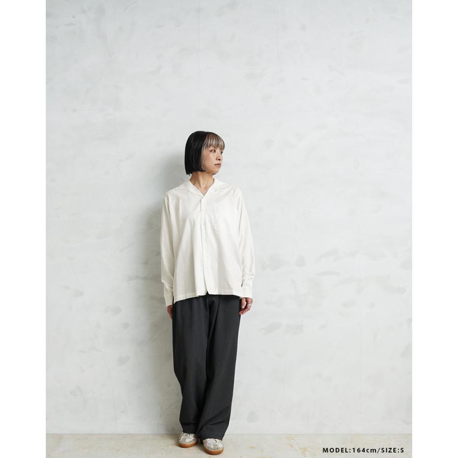 WAIPER.inc ワイパーインク コットンレーヨン オープンカラー L/S