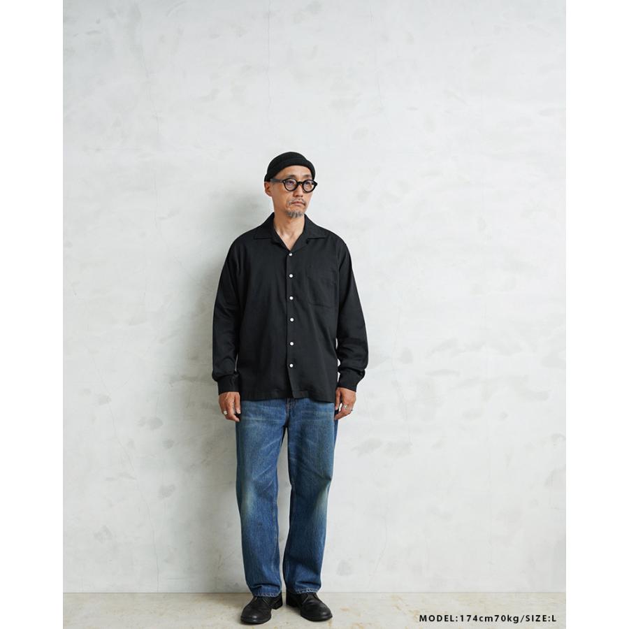 WAIPER.inc ワイパーインク コットンレーヨン オープンカラー L/S