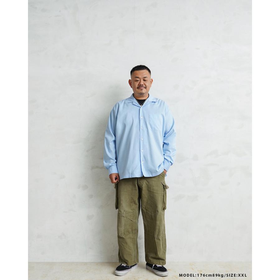 WAIPER.inc ワイパーインク コットンレーヨン オープンカラー L/S