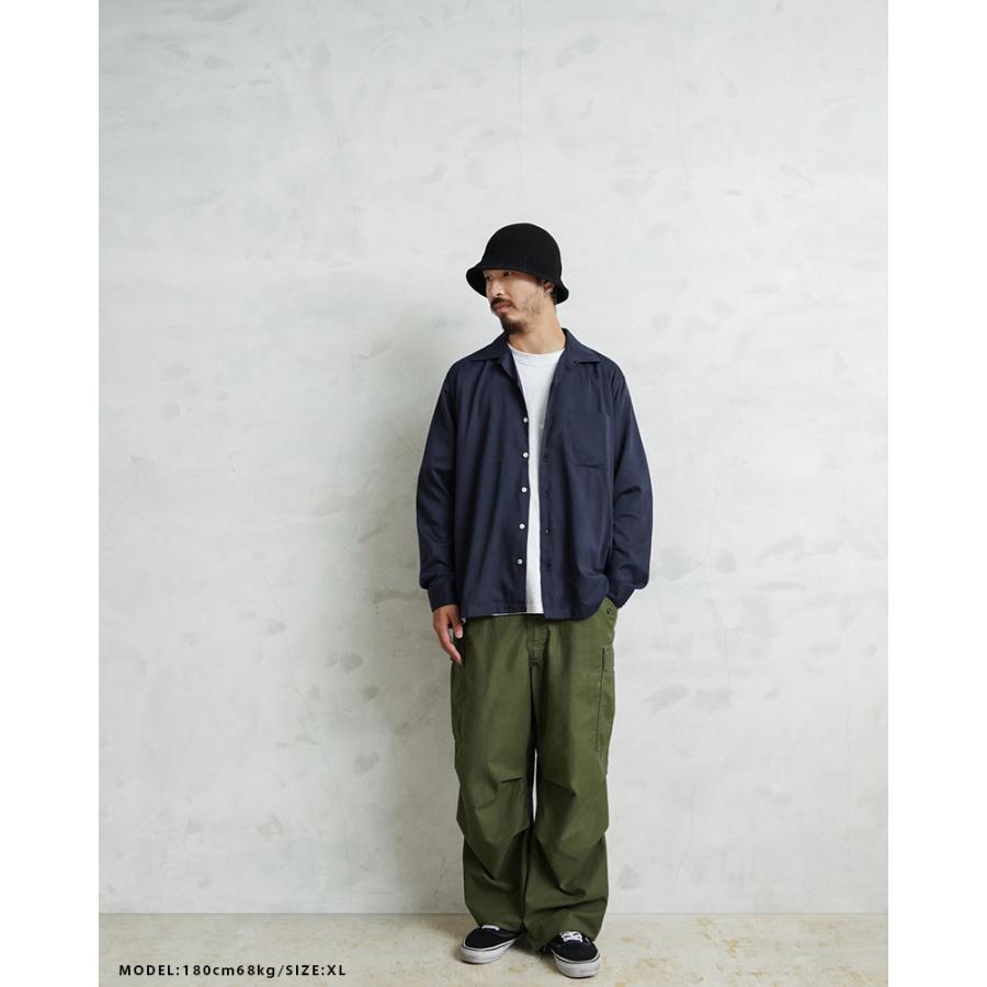 WAIPER.inc ワイパーインク コットンレーヨン オープンカラー L/S