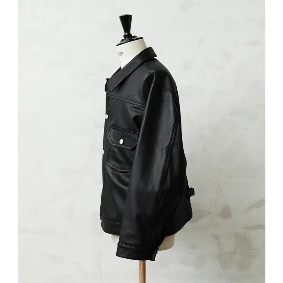 WAIPER.inc ワイパーインク カウレザー トラッカージャケット based on