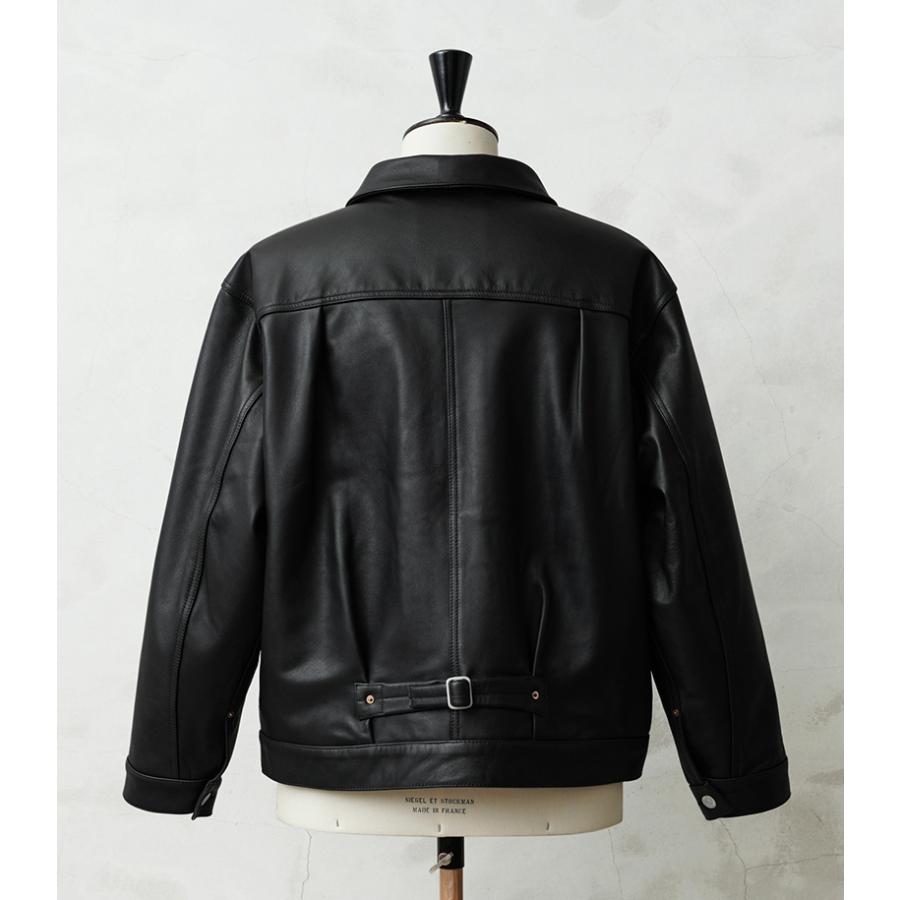 WAIPER.inc ワイパーインク カウレザー トラッカージャケット based on