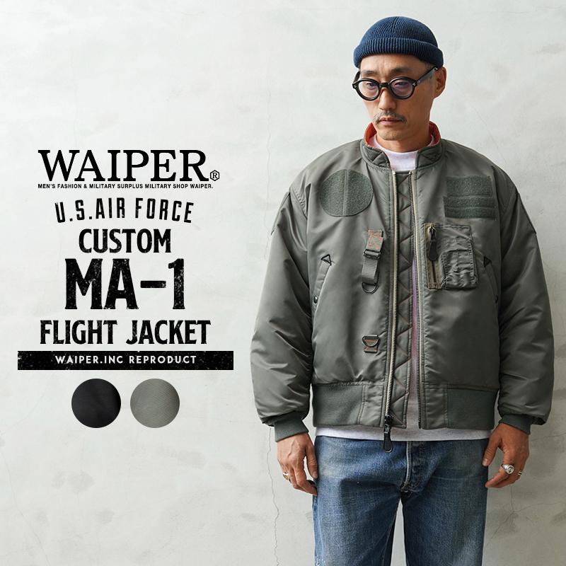 WAIPER.inc ワイパーインク 米軍 CUSTOM MA-1 フライトジャケット