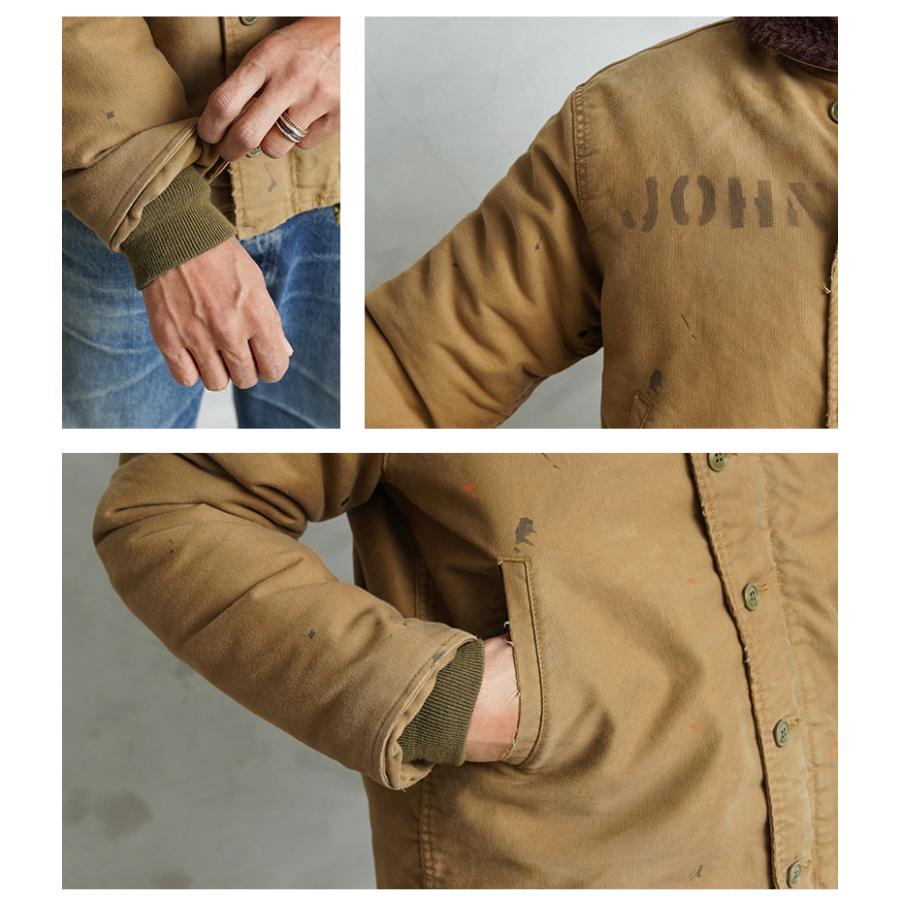 WAIPER.inc 忠実復刻 米軍 U.S.NAVY N-1 デッキジャケット 後期型