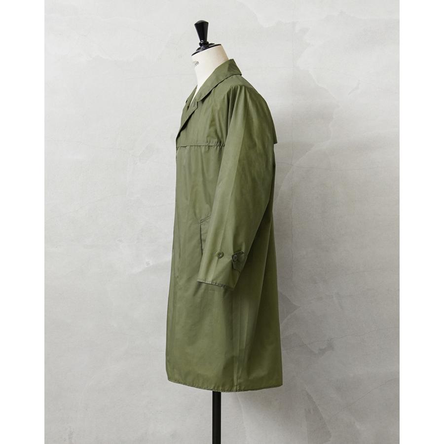 MILITARY 実物 USED フランス軍 レインコート OD ミリタリー MILITARY 実物 USED フランス軍 レインコート OD ミリタリー