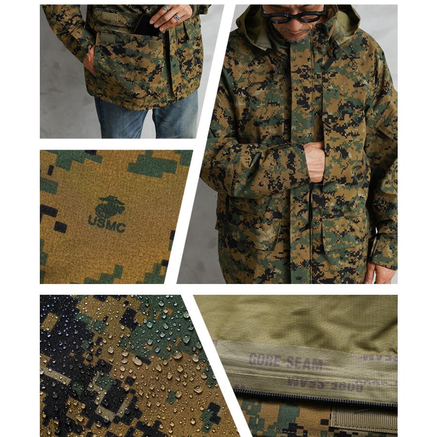 実物 新品 デッドストック 米海兵隊（U.S.M.C.）ECWCS GORE-TEX パーカー WOODLAND MARPAT ゴアテックス ミリタリージャケット 古着【クーポン対象外】【I】の画像