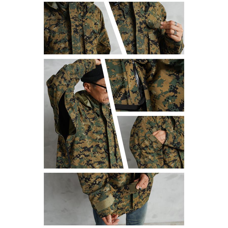 実物 新品 デッドストック 米海兵隊（U.S.M.C.）ECWCS GORE-TEX パーカー WOODLAND MARPAT ゴアテックス ミリタリージャケット 古着【クーポン対象外】【I】の画像