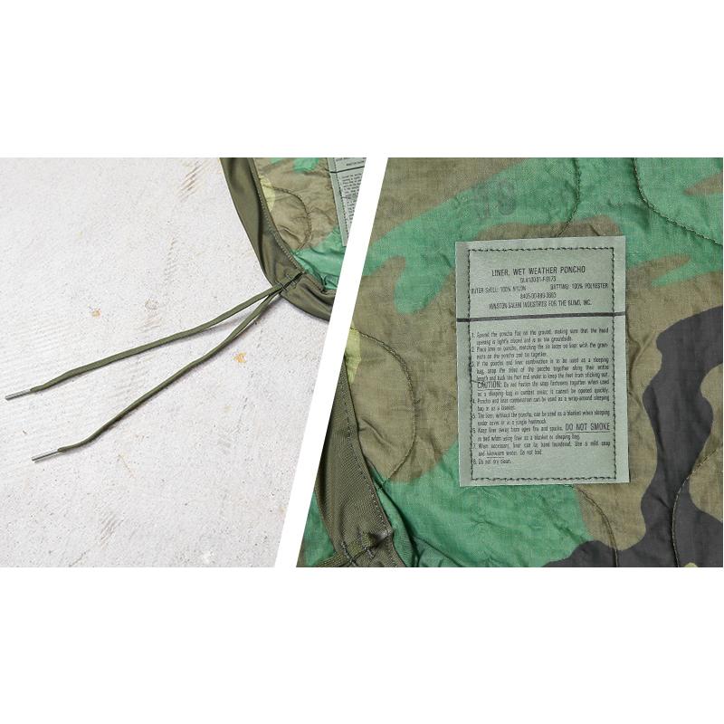 MILITARY 実物 新品 デッドストック 米軍 ポンチョライナー MILITARY 実物 新品 デッドストック 米軍 ポンチョライナー