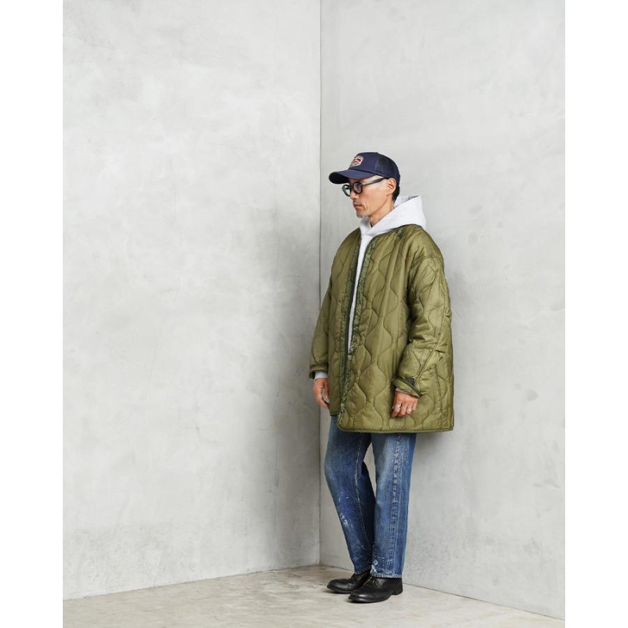 実物 新品 デッドストック 米軍 M-65 モッズコート用ライナー リップス