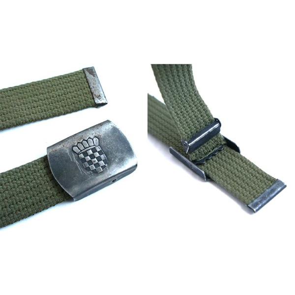 MILITARY（ミリタリー） 実物 USED クロアチア軍 キャンバスベルト
