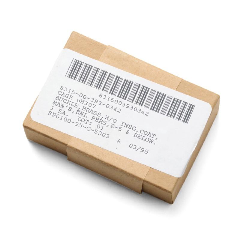 MILITARY 実物 新品 米軍 BUCKLE, BRASS ブラスバックル ベルト