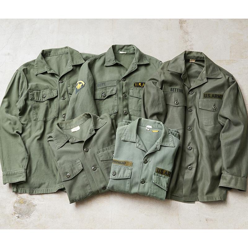 MILITARY 実物 USED 米軍 OG-107 コットンサテン ユーティリティ MILITARY 実物 USED 米軍 OG-107 コットンサテン ユーティリティ