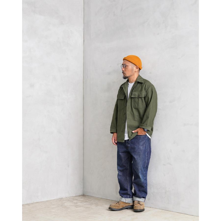 MILITARY 実物 USED 米軍 OG-107 コットンサテン ユーティリティ