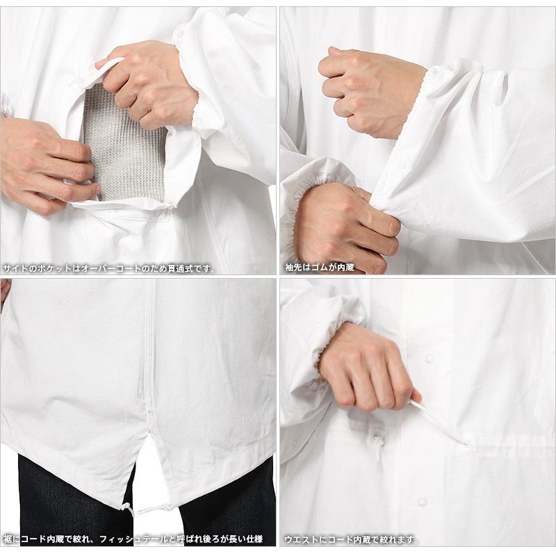 PJ MARK スノーカモ フィッシュテールコート MILITARY 実物 米軍 スノーカモ モッズコート USED コットン100
