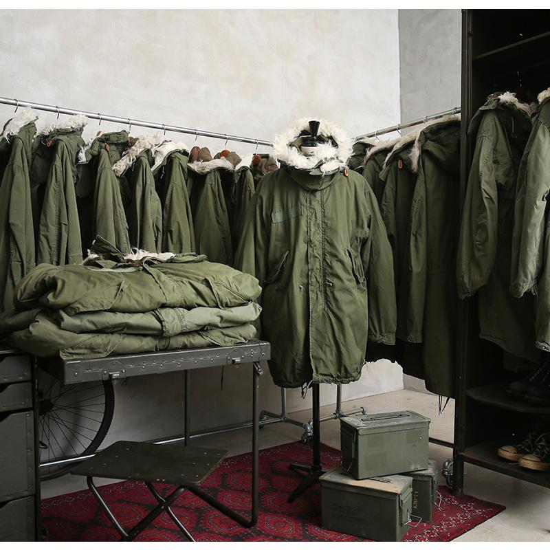 MILITARY 希少 実物 USED 米軍 M-65 フィッシュテールパーカー MILITARY 希少 実物 USED 米軍 M-65 フィッシュテールパーカー