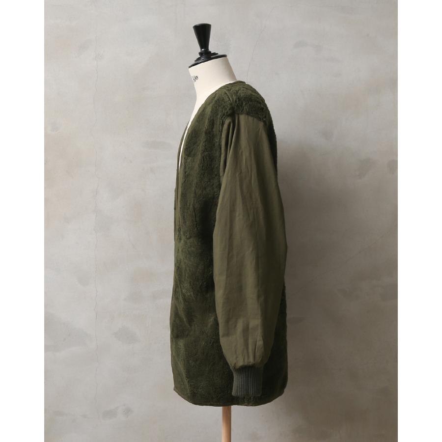 MILITARY 実物 USED オランダ軍 ボアライナー OLIVE メンズ