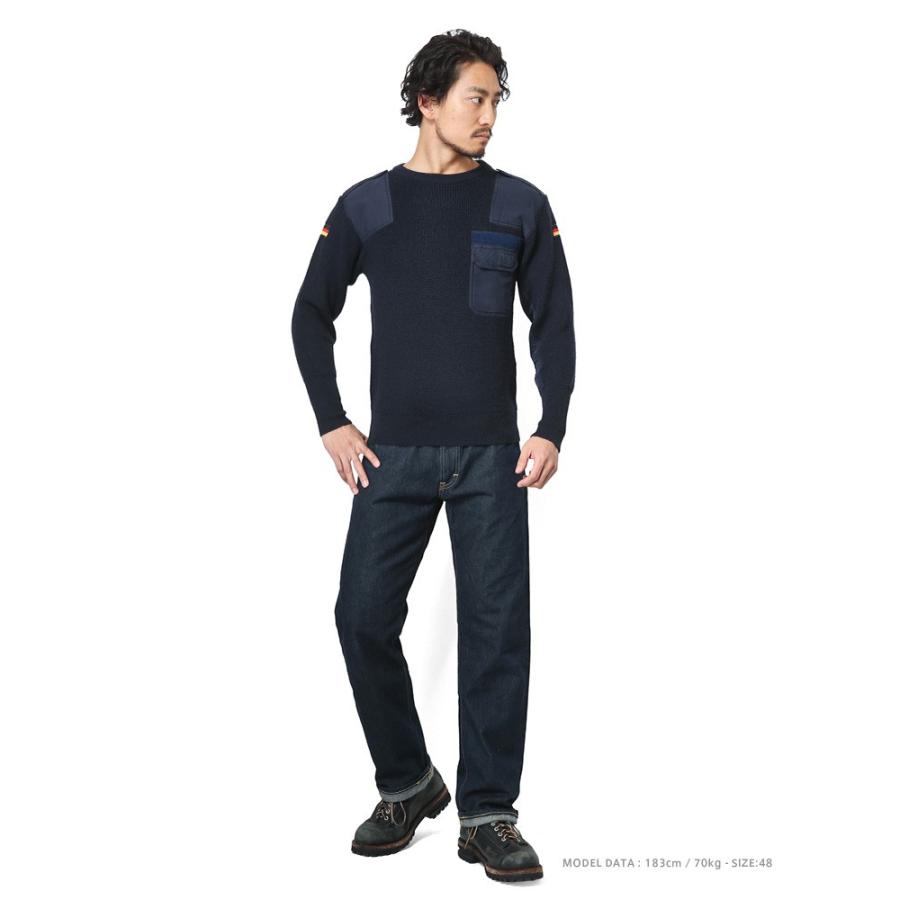 MILITARY（ミリタリー） 実物 ドイツ軍 BW コマンドセーター NAVY USED