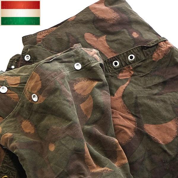 MILITARY（ミリタリー） 実物 ハンガリー軍 テントシェル 迷彩 USED