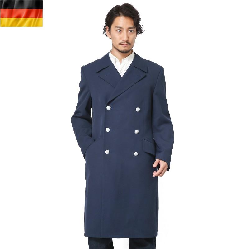MILITARY 実物 ドイツ軍エアフォース ブルーオーバーコート USED MILITARY 実物 ドイツ軍エアフォース ブルーオーバーコート USED