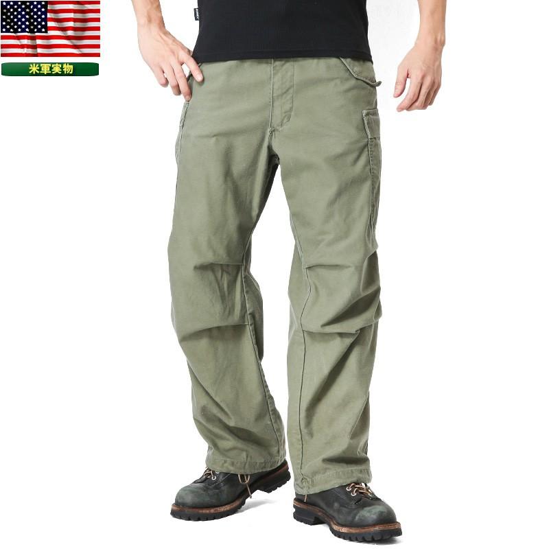 MILITARY 実物 米軍 M-65フィールドカーゴパンツ USED アルミ MILITARY 実物 米軍 M-65フィールドカーゴパンツ USED アルミ